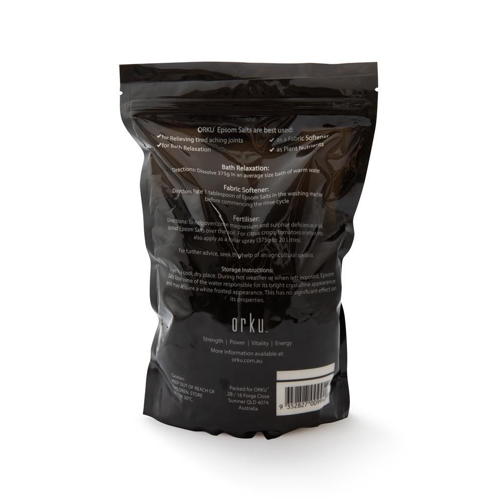 Orku 1Kg Epsom Salt - Magnesium Sulphate Bath Salts Skin Body