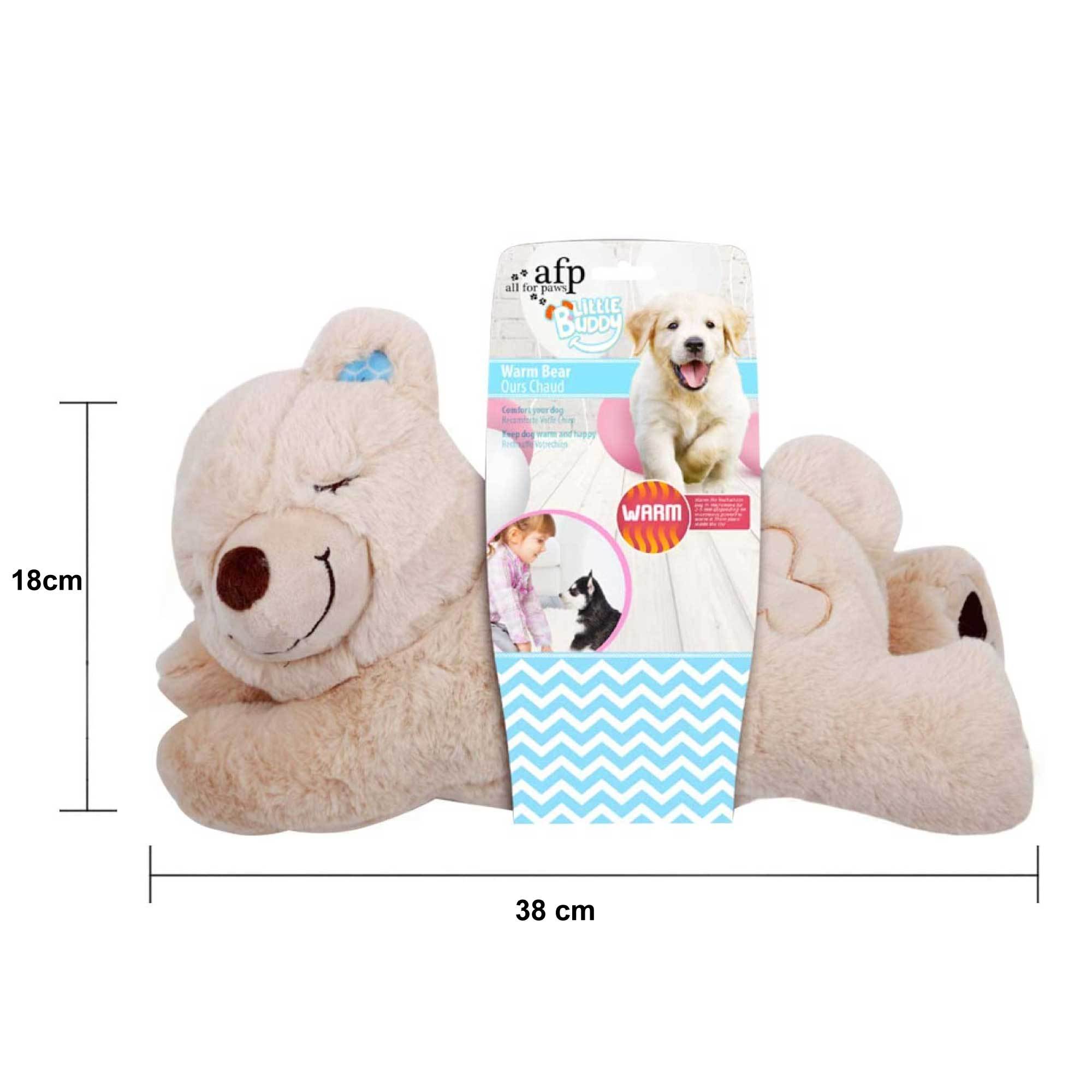 Puppy Warm Toy Bear Dog Heat Pack Comfort Plush Soft Toys Feeling