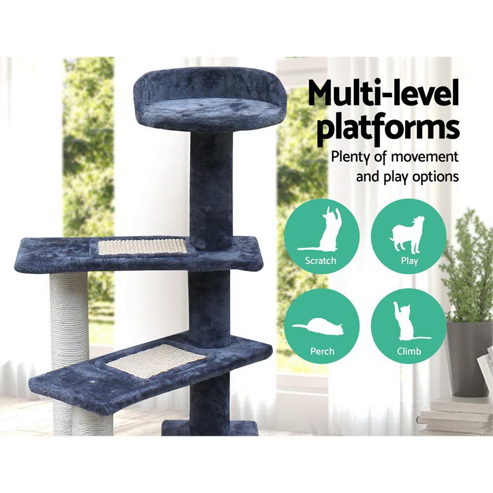 i.Pet Cat Tree 100cm Scratching Post Scratcher Tower Wood Condo House