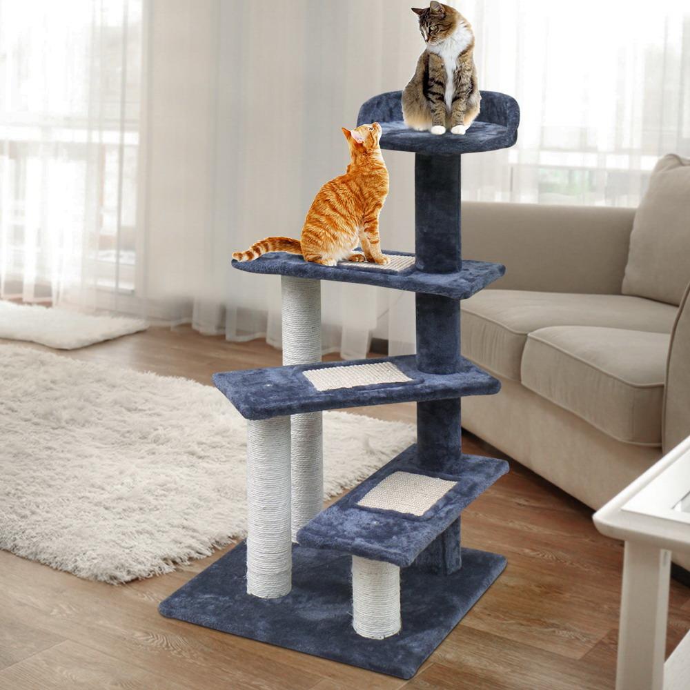 i.Pet Cat Tree 100cm Scratching Post Scratcher Tower Wood Condo House