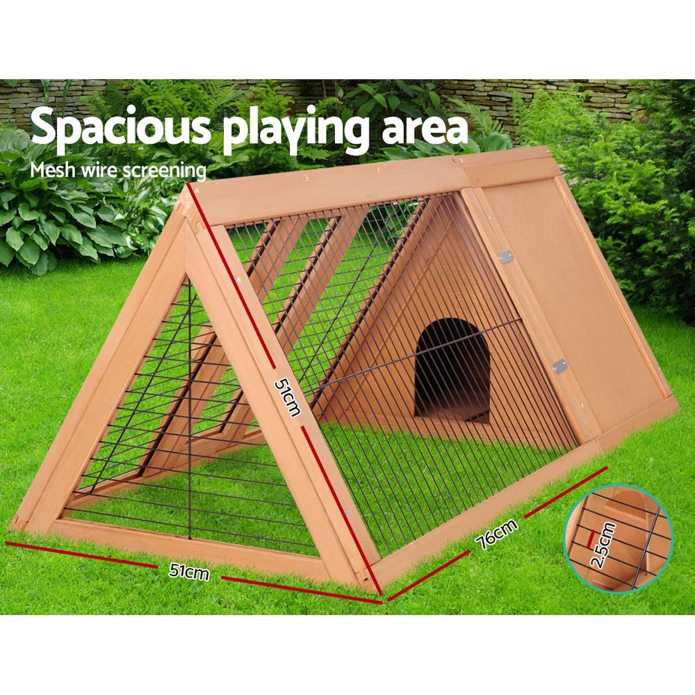i.Pet Rabbit Hutch Chicken Coop 119cm x 51cm x 44cm Chicken Coop Large