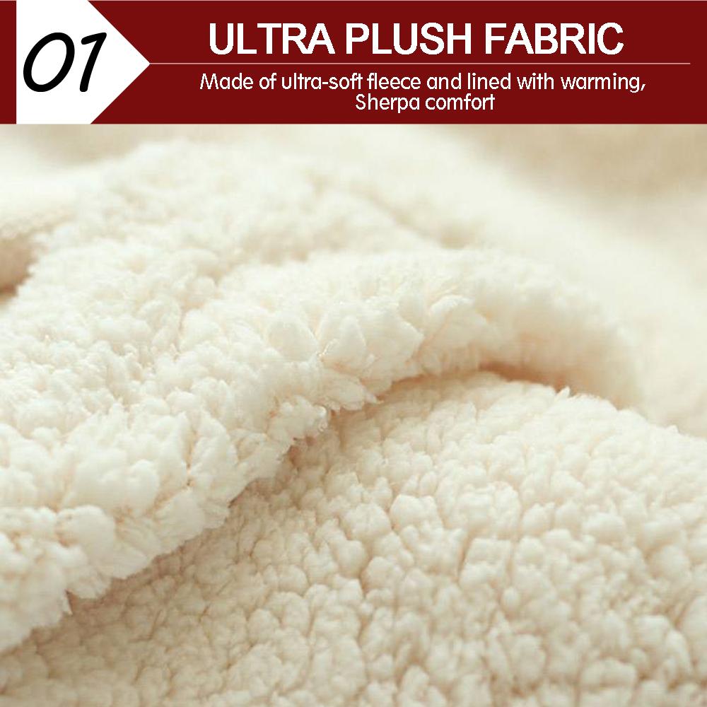 Oversized Hoodie Blanket – Reversible Fleece Wearable Warmth