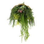 Imitation Gold Artificial Hanging Green Wall Disc 60cm (Limited Range)