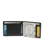 Yamba Vegan Slim Bifold Wallet – Money Clip & Coin Pocket