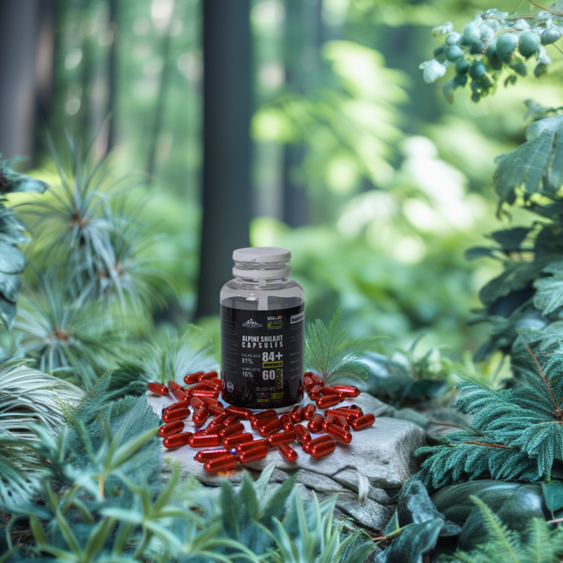 Alpine Himalayan Shilajit Gold 30ml Sun-Dried 85+ Minerals 70% Fulvic 16%