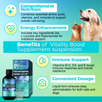 Vitality Boost Liquid Supplement for Pets | Energy & Health Support