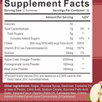 Apple Cider Vinegar Gummies Sugar-Free Keto – Weight Loss, Detox & Digestion