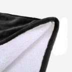 2 Pcs DreamZ Plush Fleece Sherpa Hoodie Sweatshirt Huggle Blanket