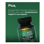 Sea Moss Black Seed Oil Ashwagandha Ginger Capsules – Energy, Stress, Immunity