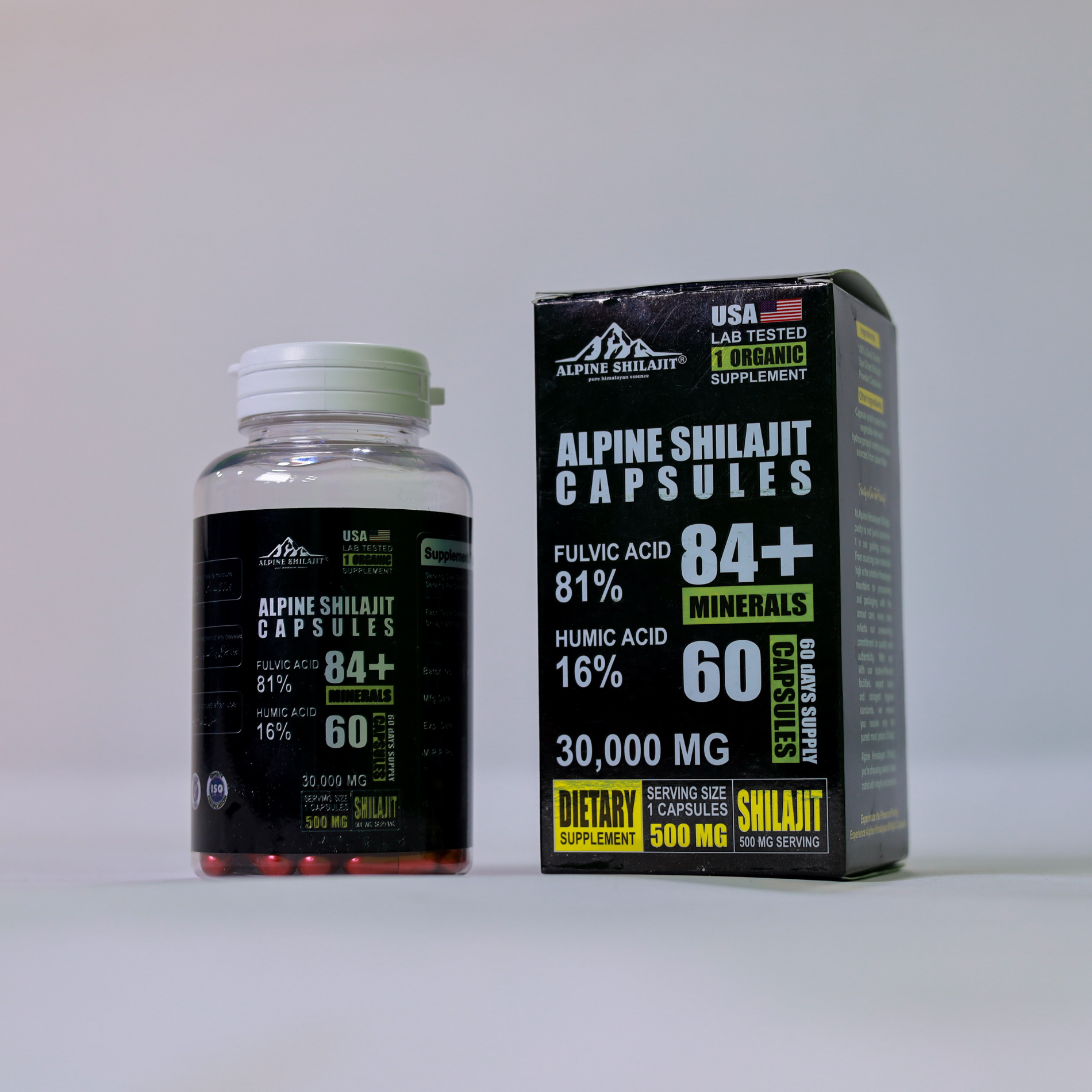 Alpine Himalayan Shilajit Gold 30ml Sun-Dried 85+ Minerals 70% Fulvic 16%
