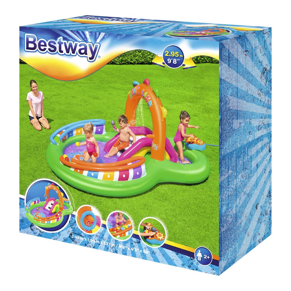 Bestway Kids Pool 295x190x137cm Inflatable Above Ground Swimming Play