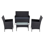 Gardeon Garden Furniture Outdoor Lounge Setting Wicker Sofa Patio