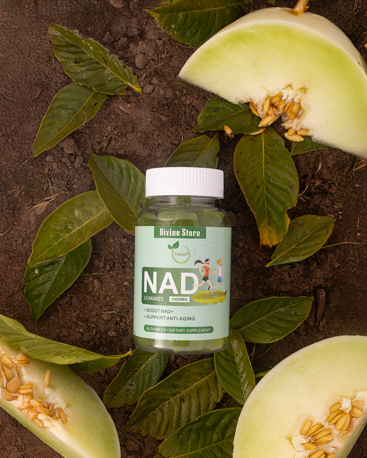 NAD+ 500mg Supplement for Energy, Focus & Healthy Aging – Vegan, Non-GMO Capsule