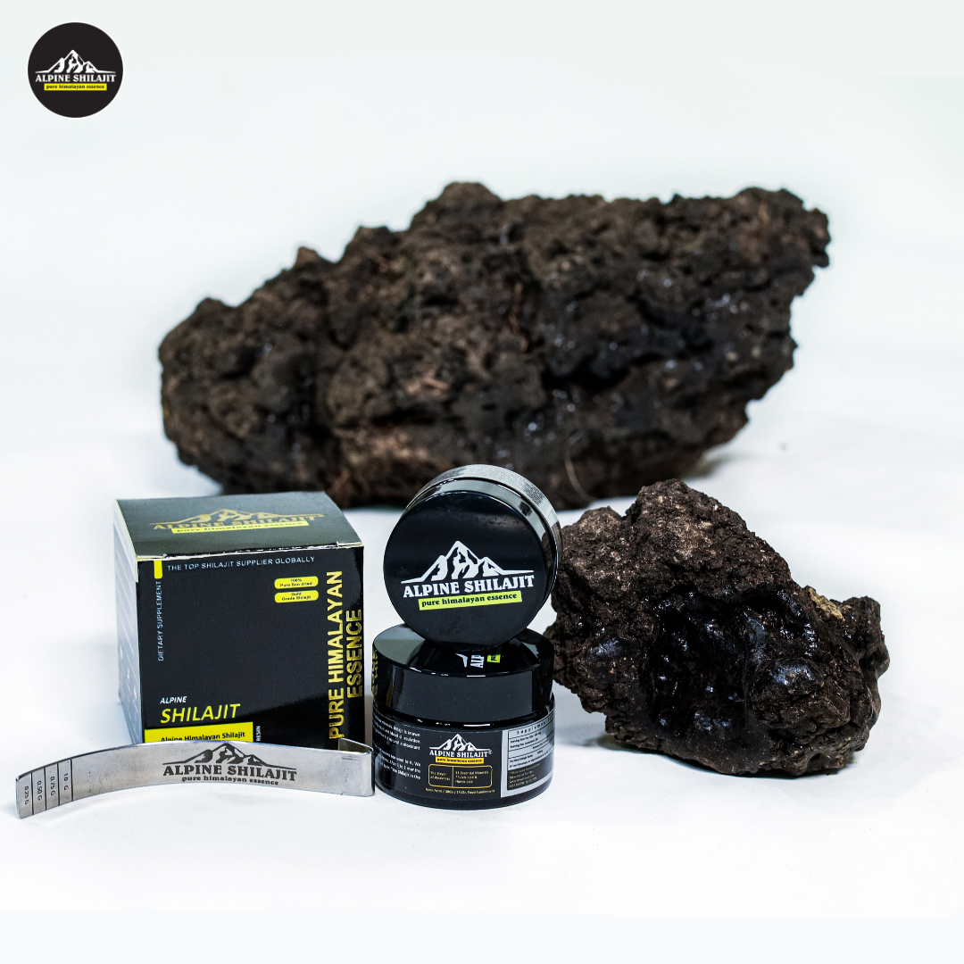 Alpine Himalayan Shilajit Gold 30g Sun-Dried 85+ Minerals 70% Fulvic 16% Humic