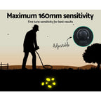 Metal Detector 160MM Deep Sensitive Waterproof Treasure Hunter Gold