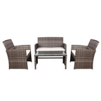 Gardeon Garden Furniture Outdoor Lounge Setting Wicker Sofa Set