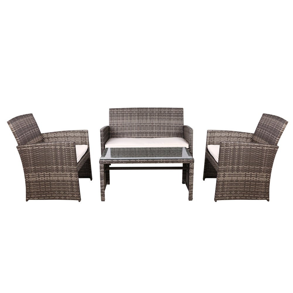 Gardeon Garden Furniture Outdoor Lounge Setting Wicker Sofa Set