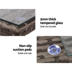 Gardeon Garden Furniture Outdoor Lounge Setting Wicker Sofa Set