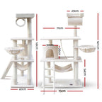 i.Pet Cat Tree 141cm Tower Scratching Post Scratcher Condo Wood House