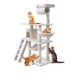 i.Pet Cat Tree 141cm Tower Scratching Post Scratcher Condo Wood House