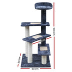 i.Pet Cat Tree 100cm Scratching Post Scratcher Tower Wood Condo House
