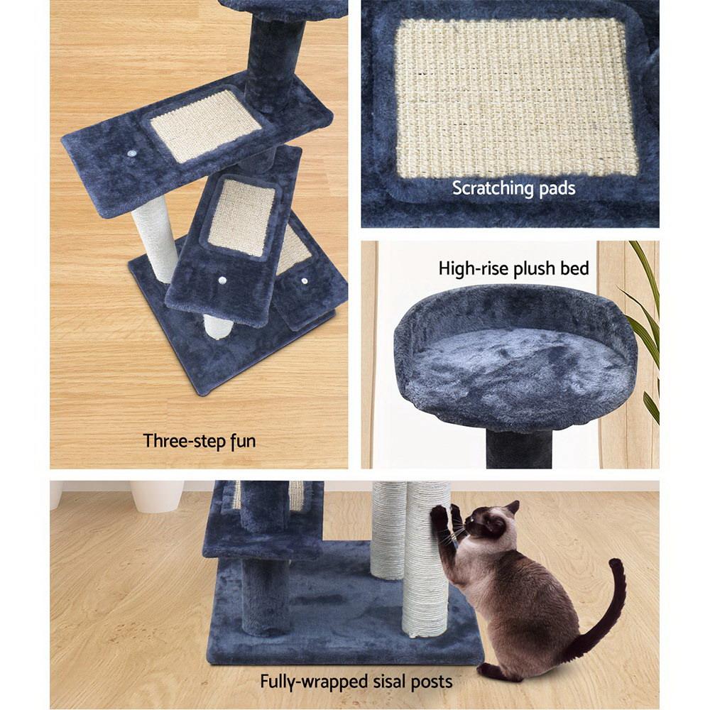 i.Pet Cat Tree 100cm Scratching Post Scratcher Tower Wood Condo House