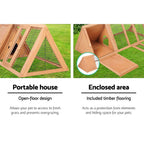 i.Pet Rabbit Hutch Chicken Coop 119cm x 51cm x 44cm Chicken Coop Large