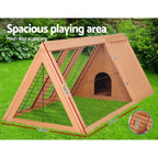 i.Pet Rabbit Hutch Chicken Coop 119cm x 51cm x 44cm Chicken Coop Large