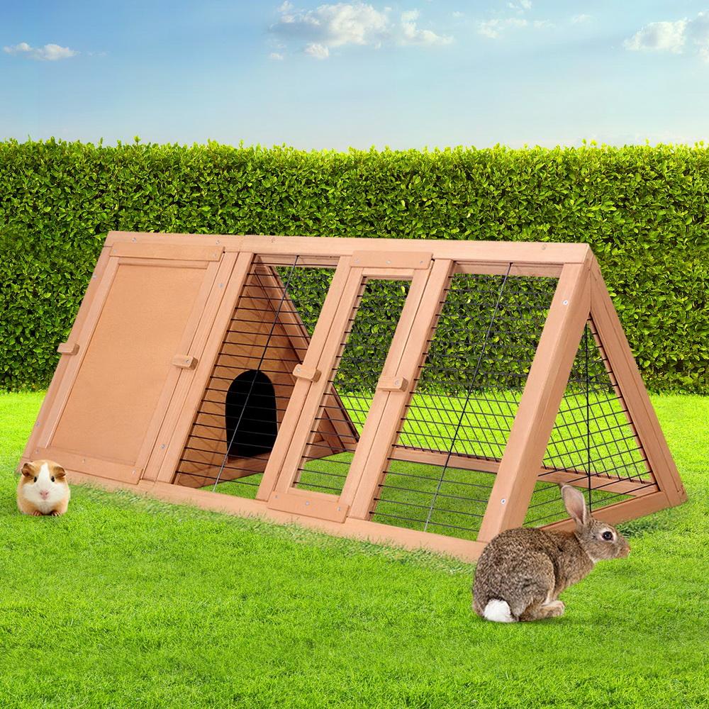 i.Pet Rabbit Hutch Chicken Coop 119cm x 51cm x 44cm Chicken Coop Large