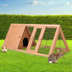 i.Pet Rabbit Hutch Chicken Coop 119cm x 51cm x 44cm Chicken Coop Large