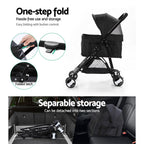 i.Pet Pet Stroller Dog Pram Cat Carrier Travel Large Pushchair