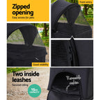 i.Pet Pet Stroller Dog Pram Cat Carrier Travel Large Pushchair