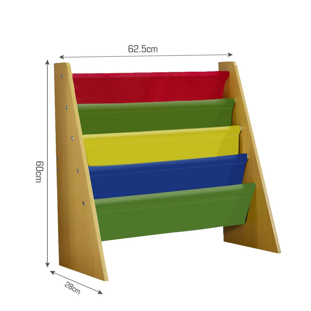 Levede Wooden Kids Children Bookcase Bookshelf Toy Organiser Storage
