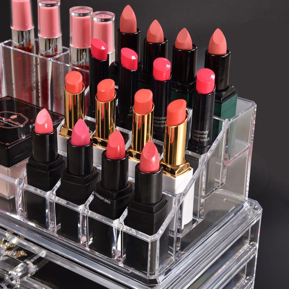 Cosmetic 8 Drawer Makeup Organizer Storage Jewellery Holder Box