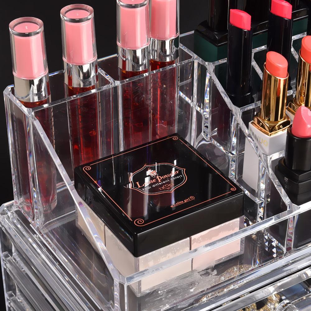 Cosmetic 8 Drawer Makeup Organizer Storage Jewellery Holder Box