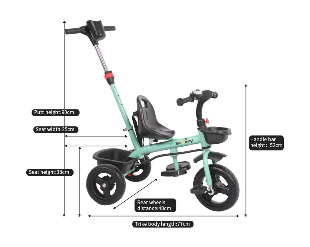 BoPeep Baby Walker Kids Tricycle Ride On Trike Bike Toddler Balance