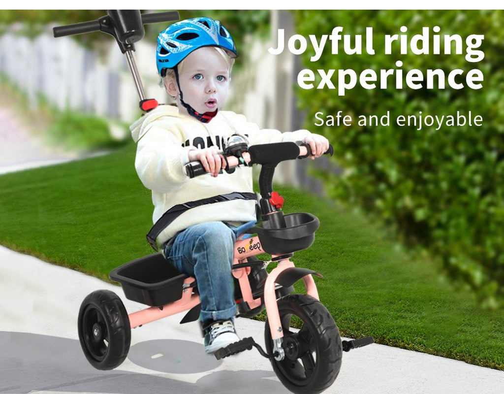 BoPeep Baby Walker Kids Tricycle Ride On Trike Toddler Balance Bicycle